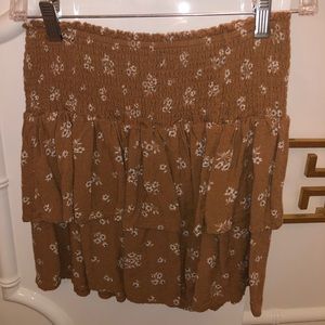 American Eagle floral skirt